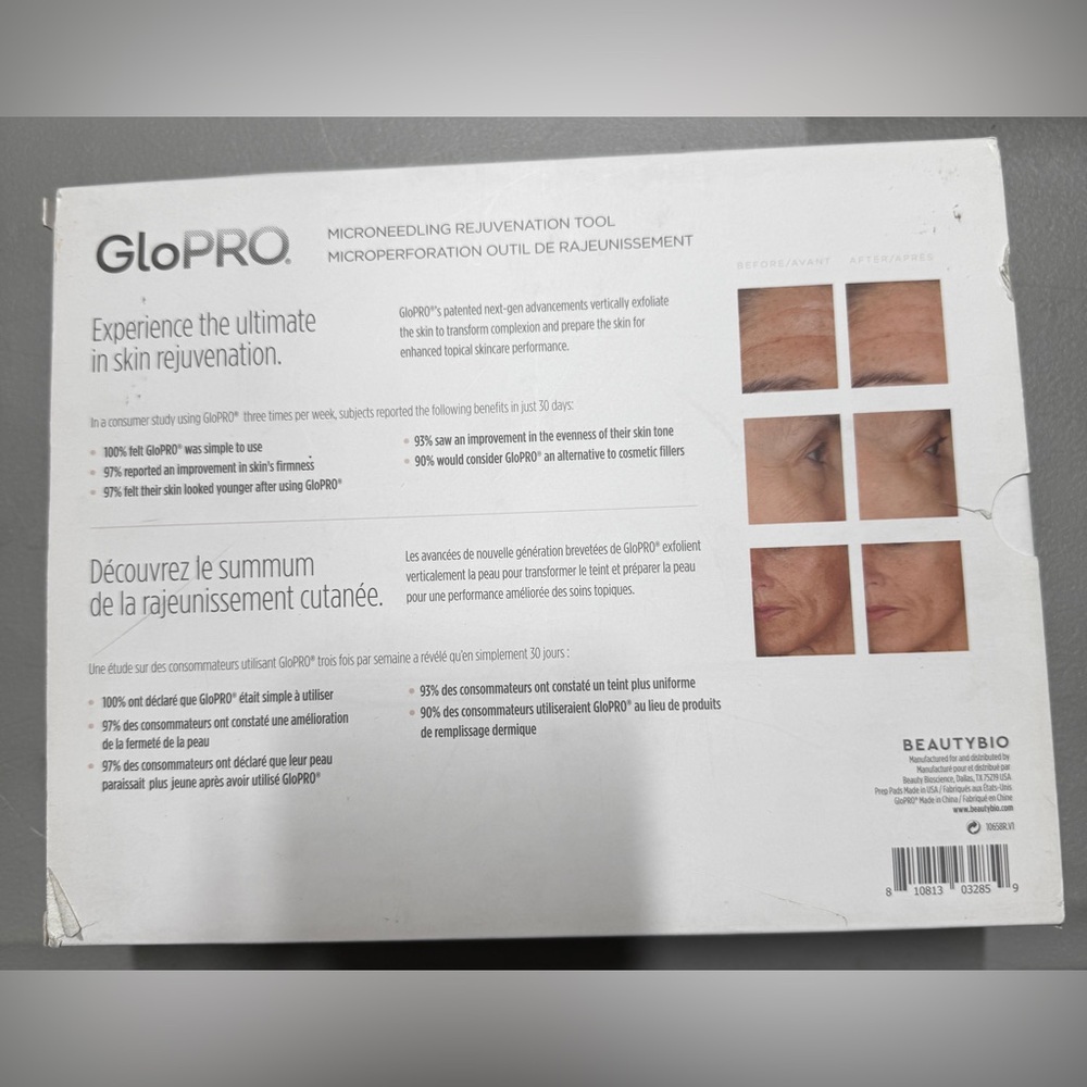 New In Box Beauty Bio GloPRO Microneedling Facial Regeneration Tool - Picture 2 of 4